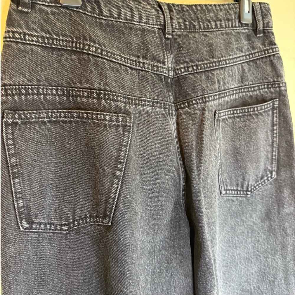 ADIDAS Charcoal Wide Leg Women's Jeans - Picture 9 of 9